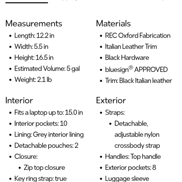 Black Metro Utility Backpack - Picture 6 of 6